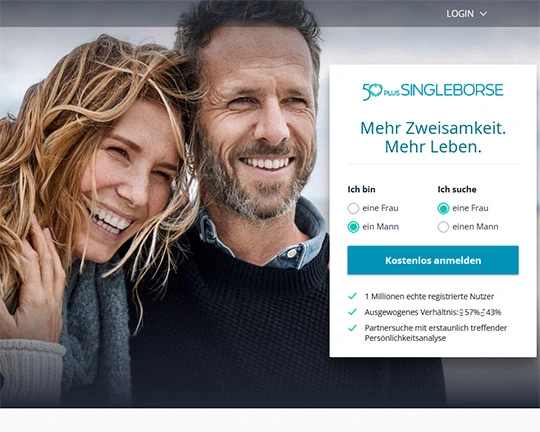 50plus Singlebörse Logo